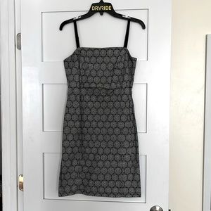 90s Style Black & White Mini Dress
